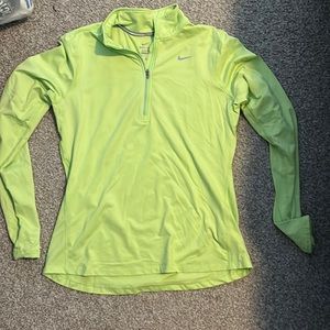 Bright green Nike pullover